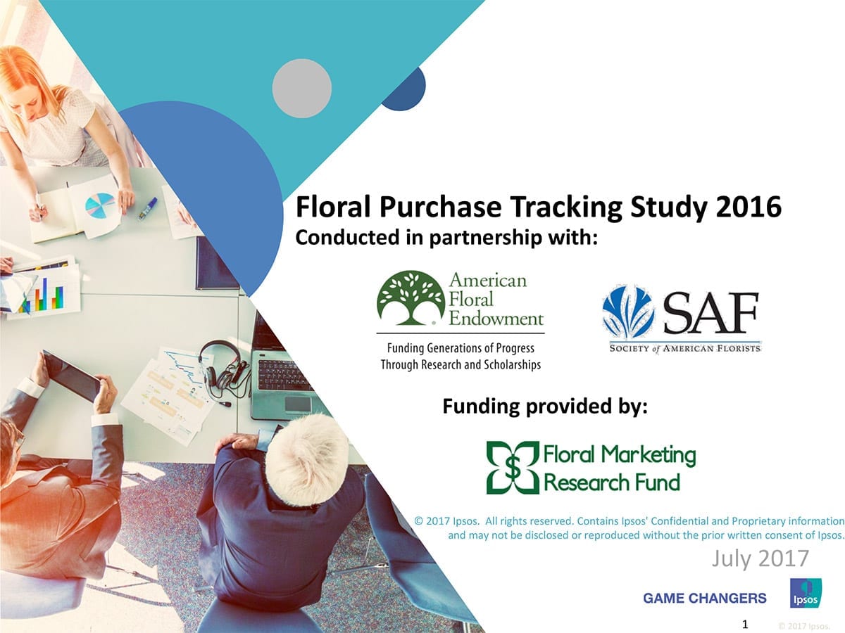 Icon for the Floral Purchase Tracking Study 2016